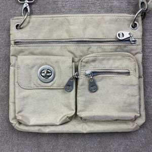 Crossbody Purse Baggallini Lightweight Nylon Water Resistant Khaki